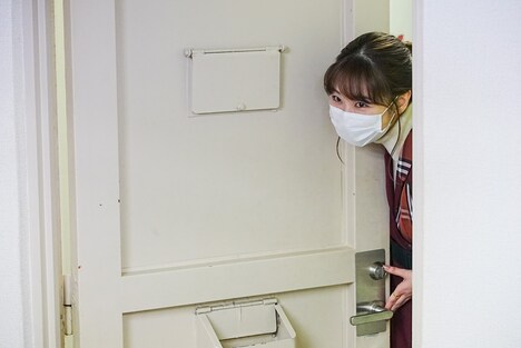 WACKに到着した柏木由紀。