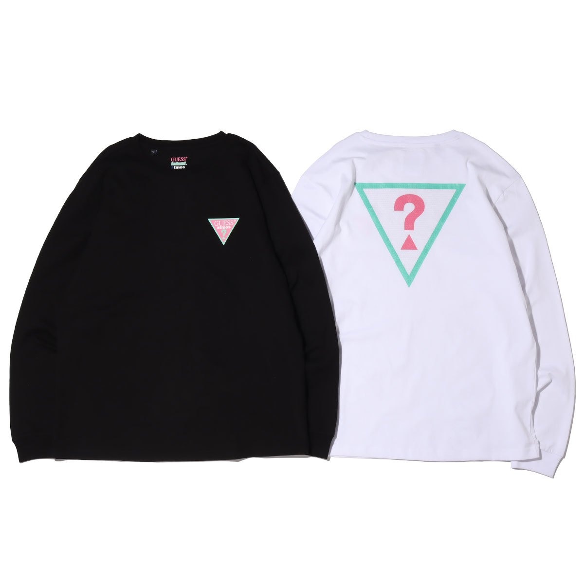 GUESS × atmos × BAD MOOD OVERSIZED L/SLV TEE SHIRT