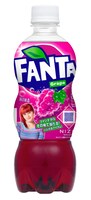 「ファンタ グレープ」NiziU限定デザインボトル。NINAバージョン。