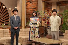 左からリリー・フランキー、池田エライザ、秦基博。（写真提供：NHK）