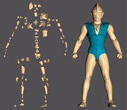 「S.H.Figuarts（真骨彫製法）ウルトラマンティガ」可動域イメージ