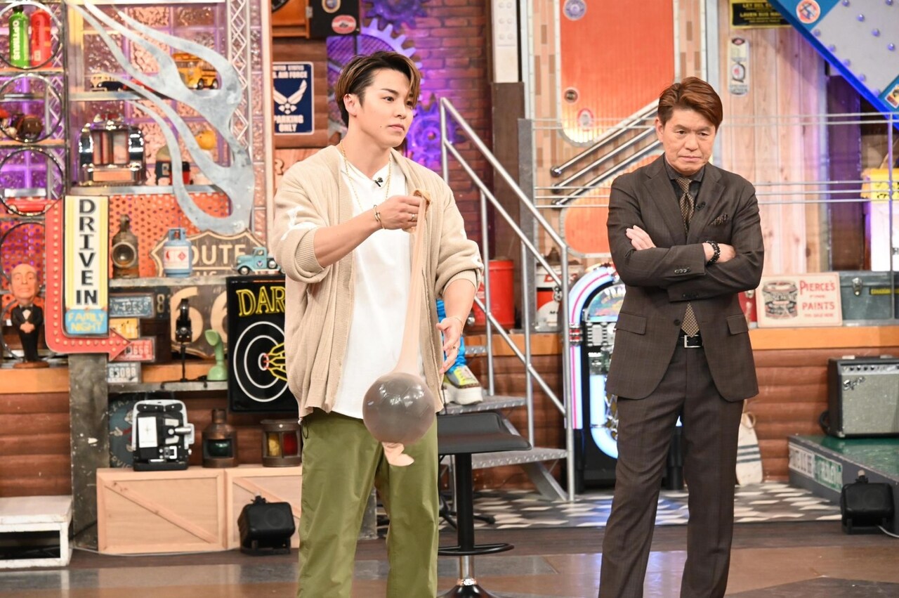 人生で初めてパンストをかぶる場所がなんと地上波のテレビ番組の収録になるなんて！笑嬉しかったです！！！