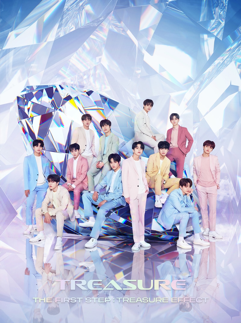 TREASURE 「THE FIRST STEP : TREASURE EFFECT」CD+Blu-ray / DVD盤ジャケット