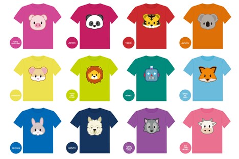 オリジナルあつ森マイデザインTシャツの一覧。