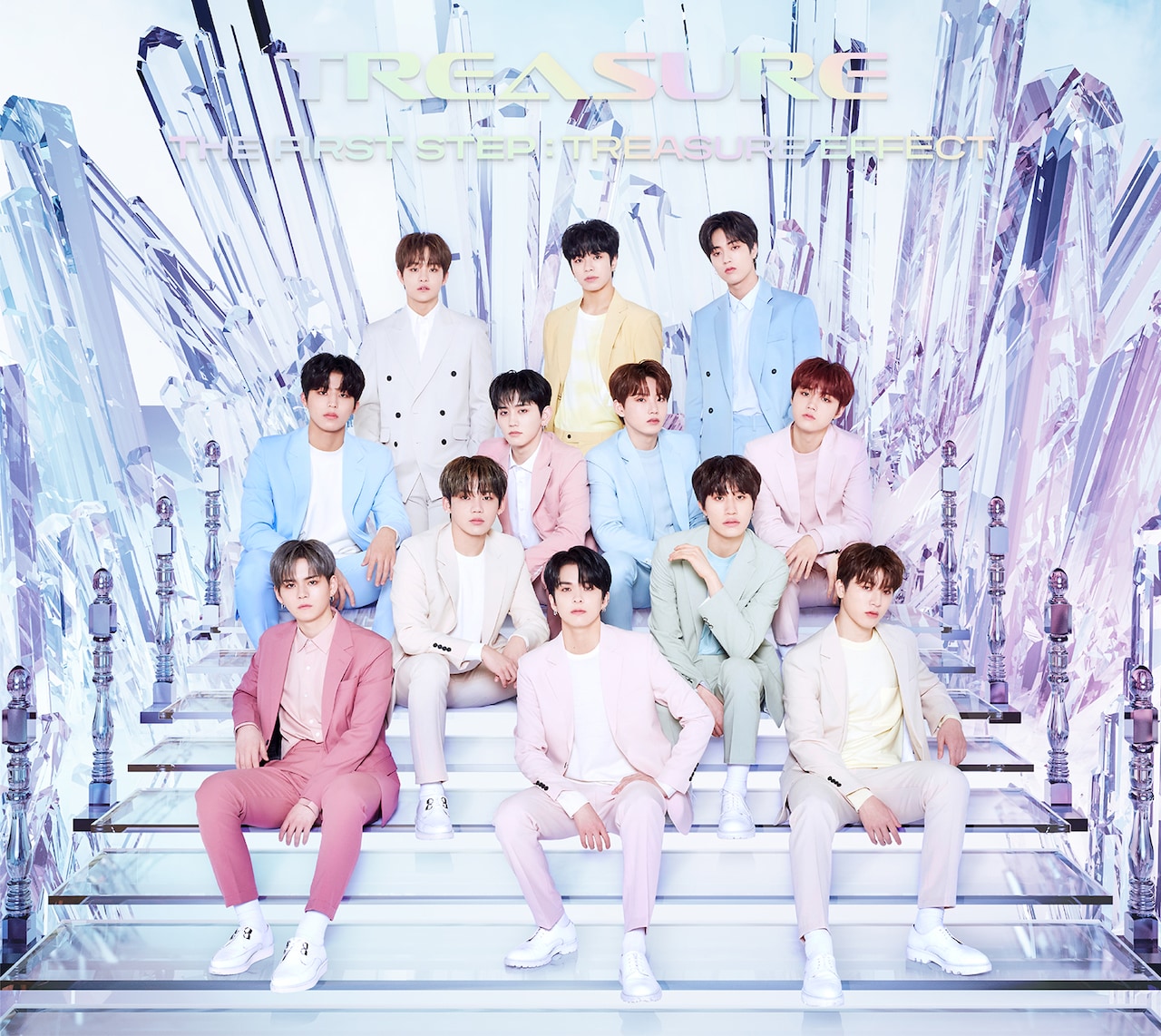 TREASURE 「THE FIRST STEP : TREASURE EFFECT」CD盤ジャケット