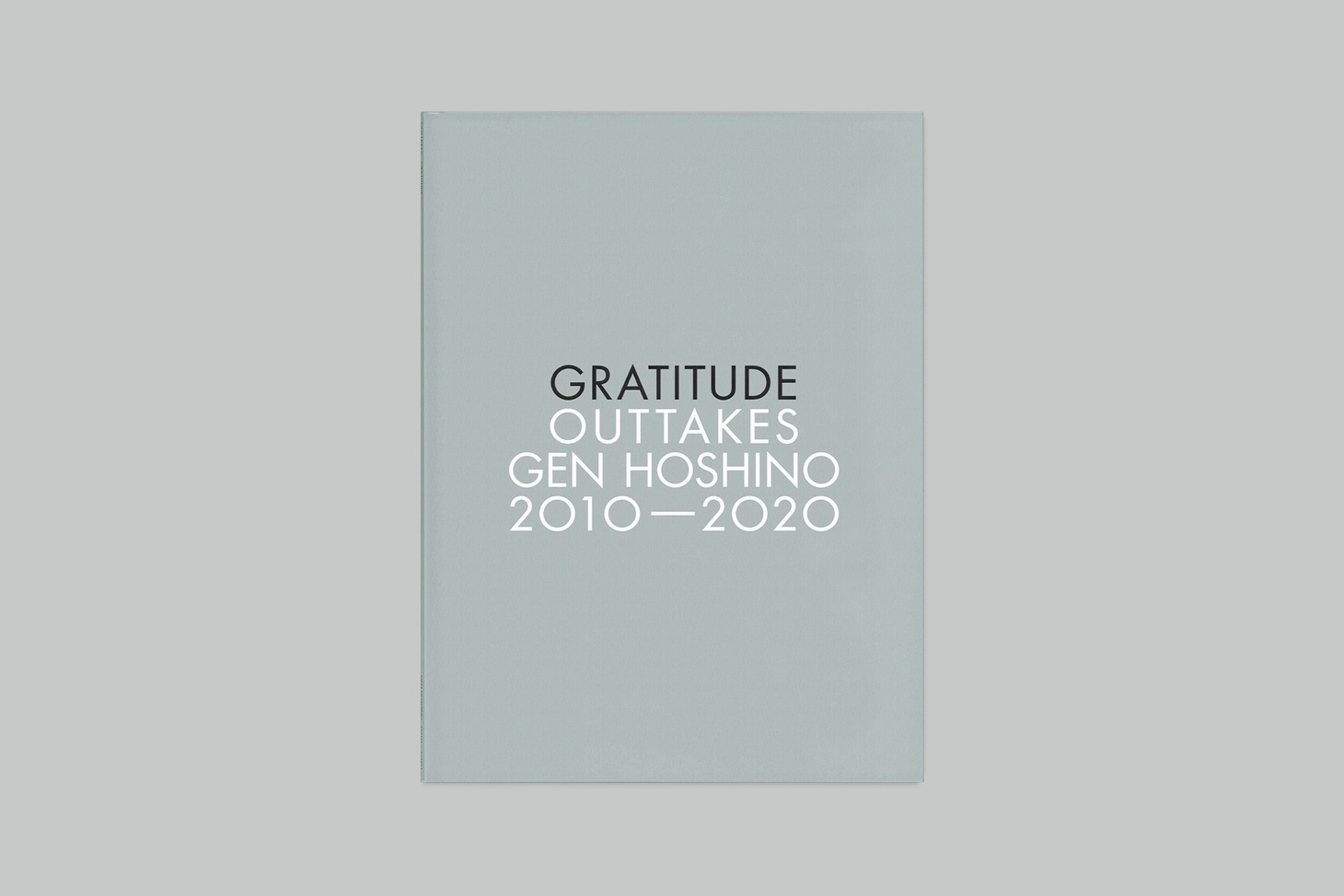 「YELLOW PASS」継続特典の「GRATITUDE OUTTAKES GEN HOSHINO 2010-2020」。