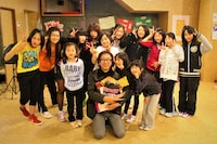 SCK GIRLSを作った阿部さんとの写真。