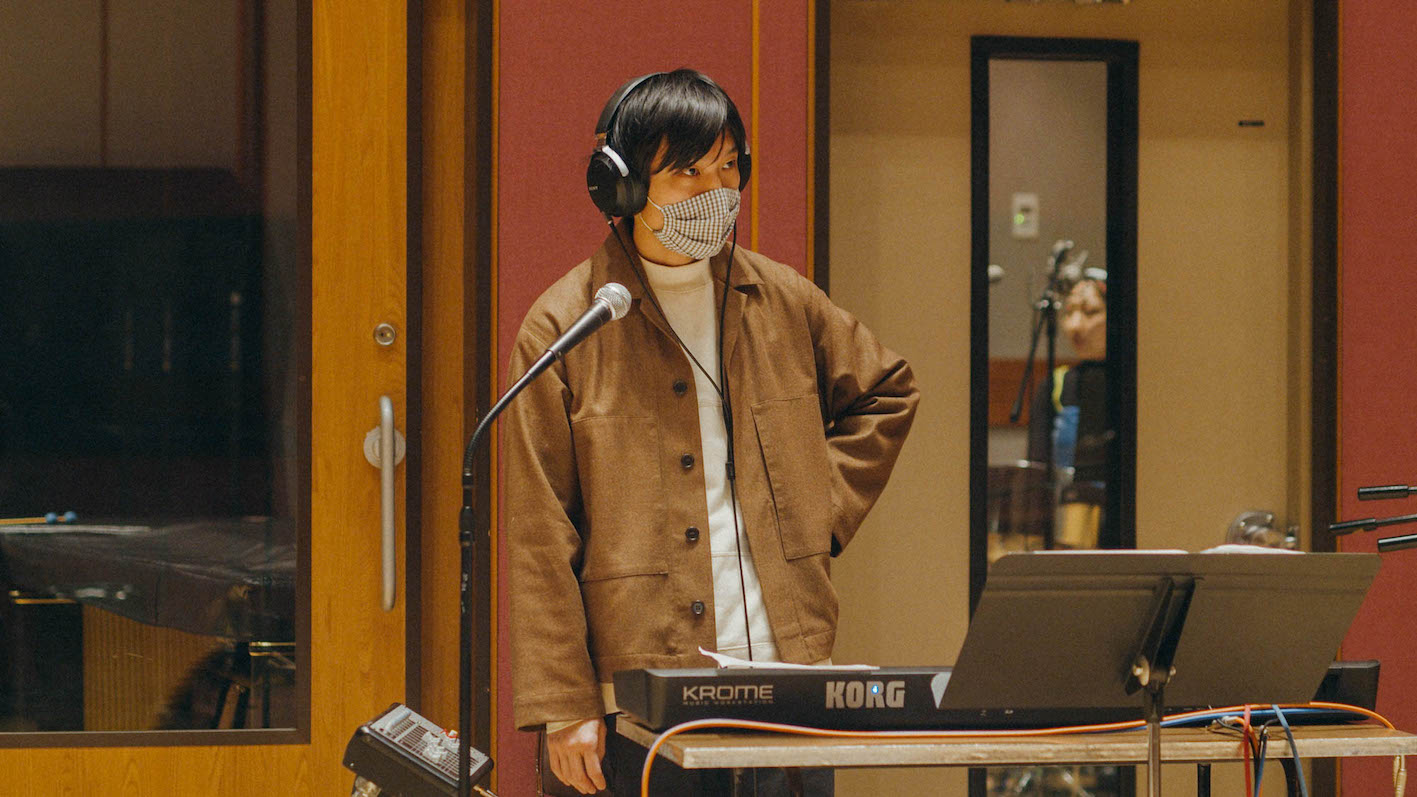 NHK総合ドラマ「きれいのくに」劇伴レコーディングの様子。（撮影：後藤武浩）