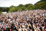 2011年に開催された「ARABAKI ROCK FEST.11」の会場風景。