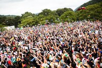 2011年に開催された「ARABAKI ROCK FEST.11」の会場風景。