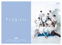 「Progress」クリアファイルAのデザイン。