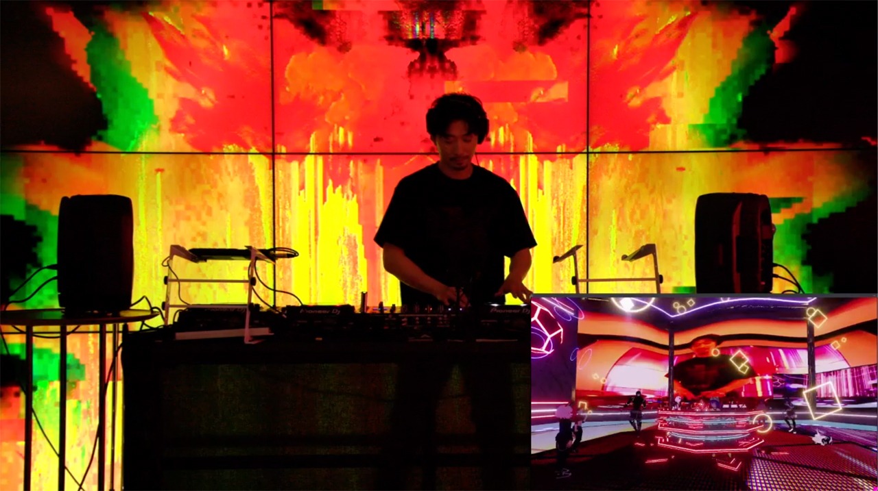 3月6日に行われたバーチャルライブイベント「PKCZ VR SPECIAL ChamberZ」の様子。
