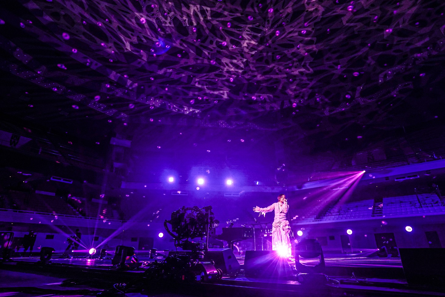 「蒼井翔太 ONLINE LIVE at 日本武道館 うたいびと」の様子。