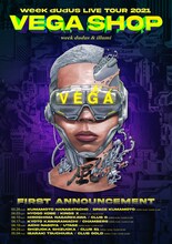 「week dudus LIVE TOUR 2021 - VEGA SHOP -」告知ビジュアル