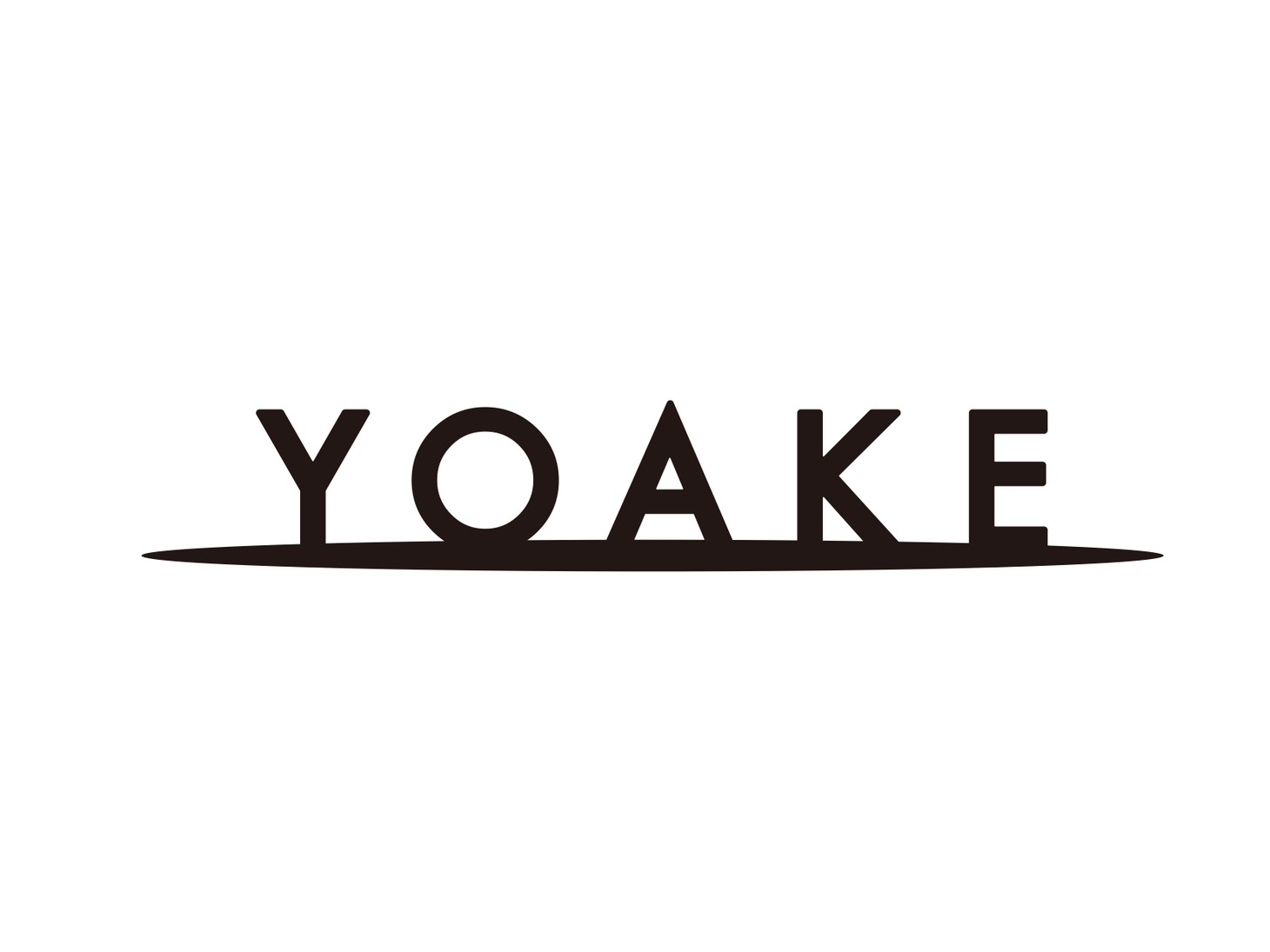 YOAKEのロゴ。