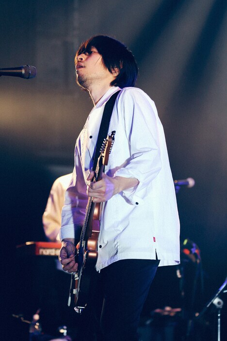 柿沼広也（G, Vo）（撮影：後藤壮太郎）