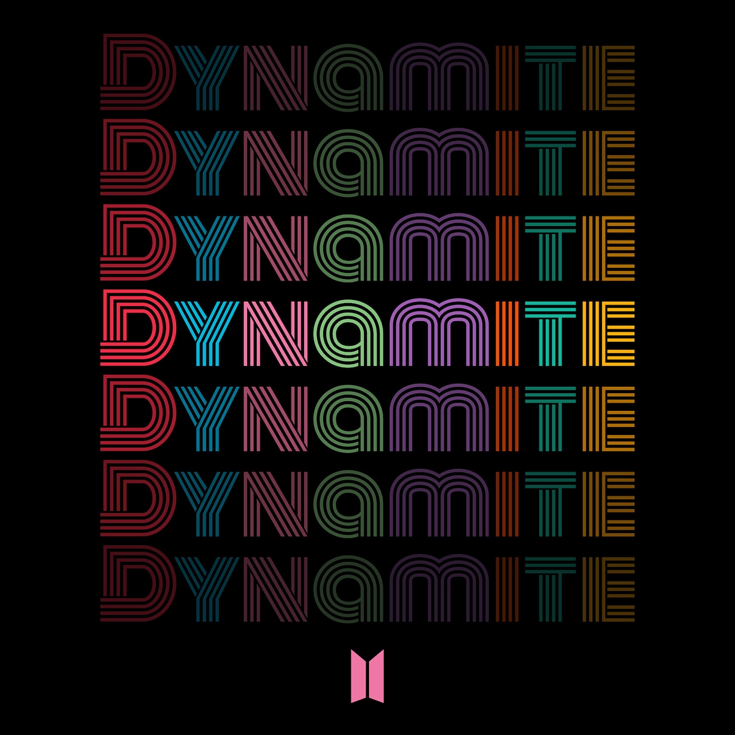 BTS「Dynamite」配信ジャケット