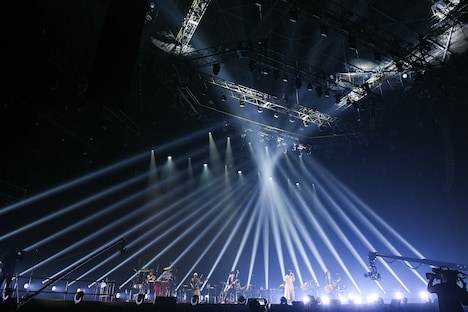 いきものがかり「いきものがかり デビュー15周年だよ!!! 〜会いにいくよ〜特別配信ライブ」の様子。（撮影：岸田哲平）