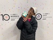 「名古屋ウィメンズマラソン 2021」を完走した秋本帆華。