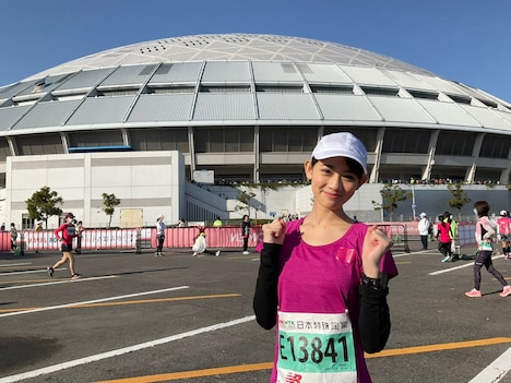 「名古屋ウィメンズマラソン 2021」に挑戦した秋本帆華。