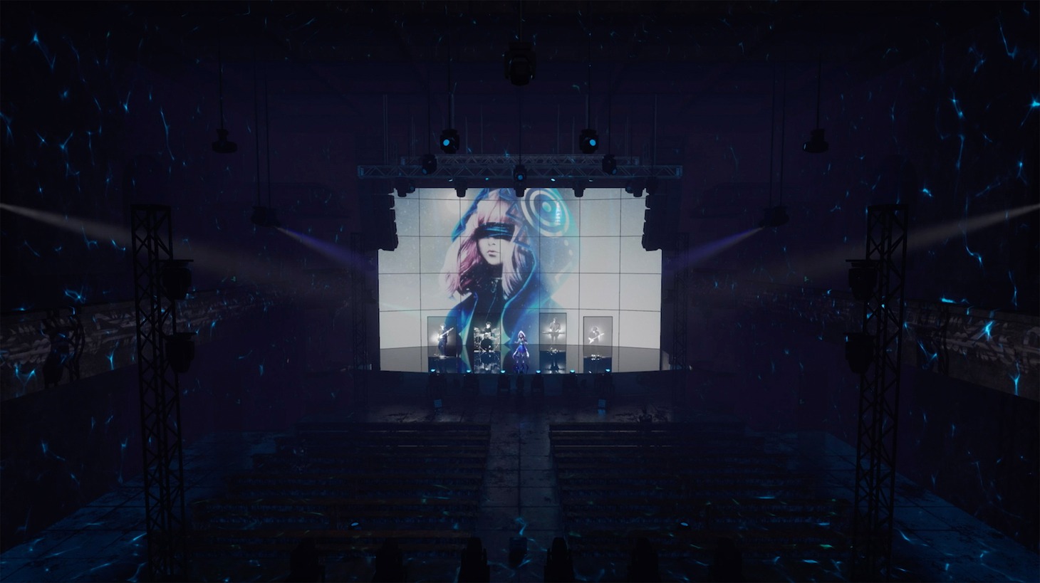 「花譜 2nd ONE-MAN LIVE『不可解弐Q2』」の様子。