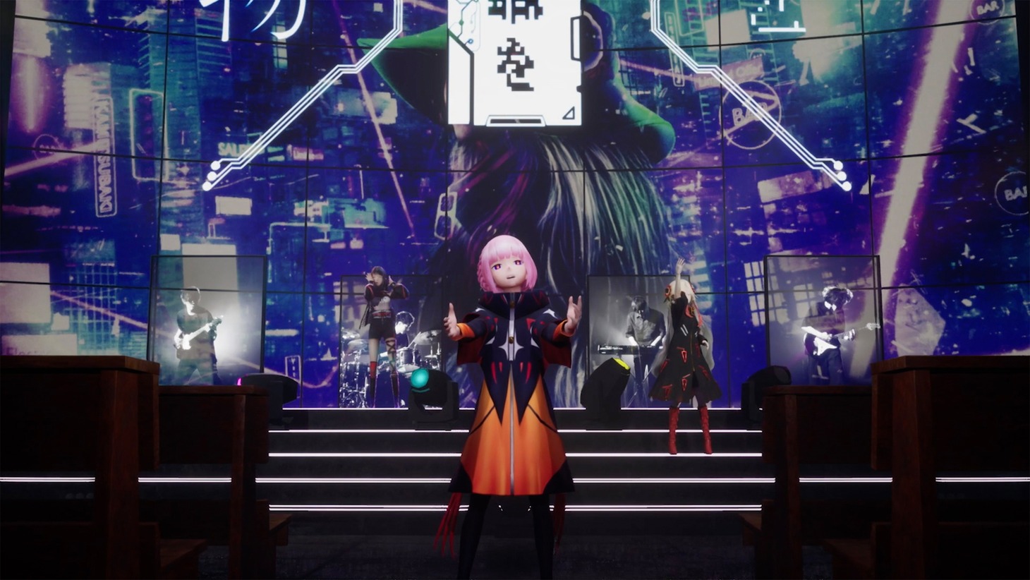 「花譜 2nd ONE-MAN LIVE『不可解弐Q2』」の様子。