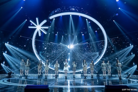 「IZ*ONE ONLINE CONCERT [ONE, THE STORY] 」の様子。（写真提供：OFF THE RECORD）