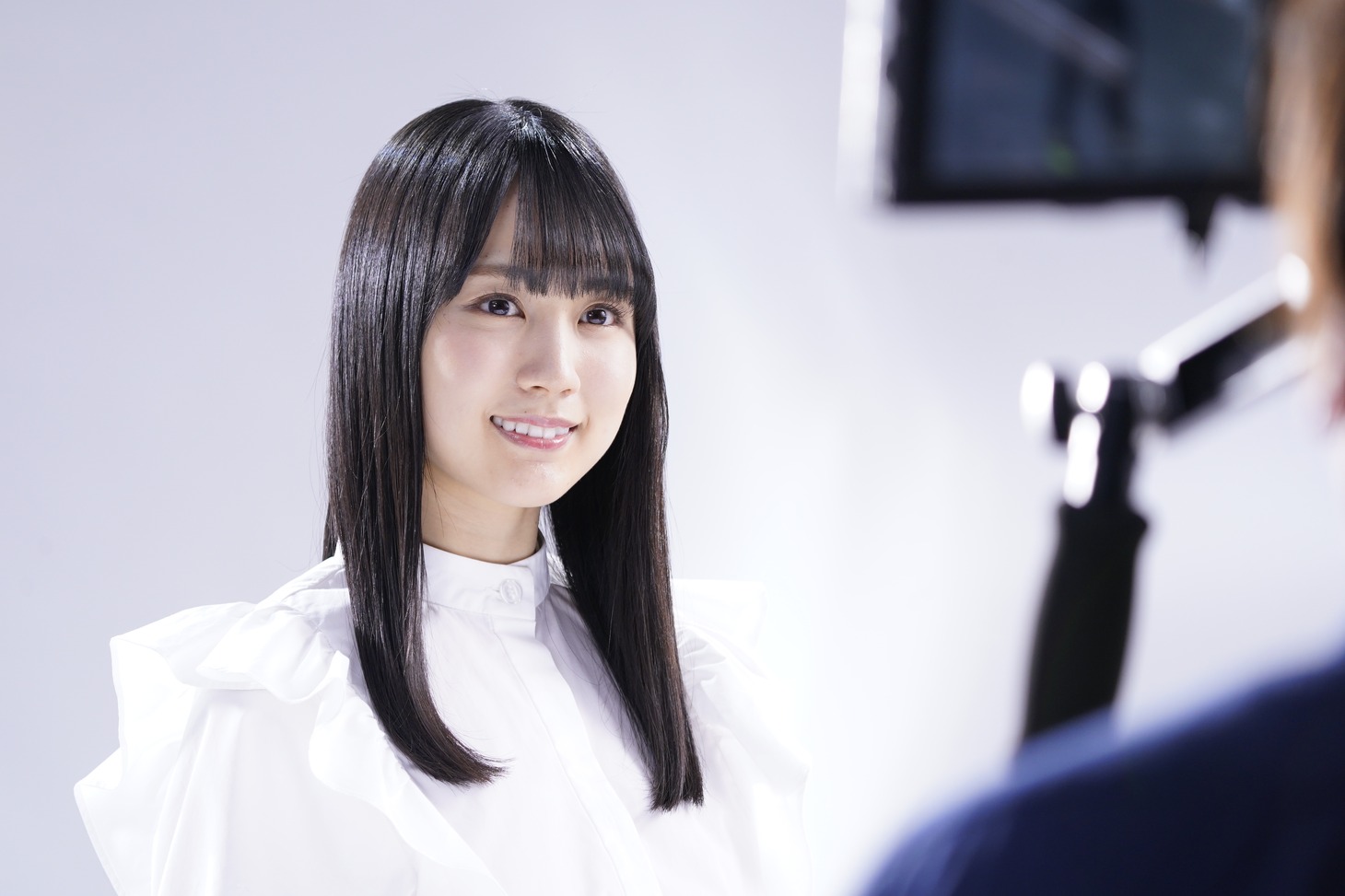 「みんなの献血」テレビCM「応援メッセージ」編のメイキング。