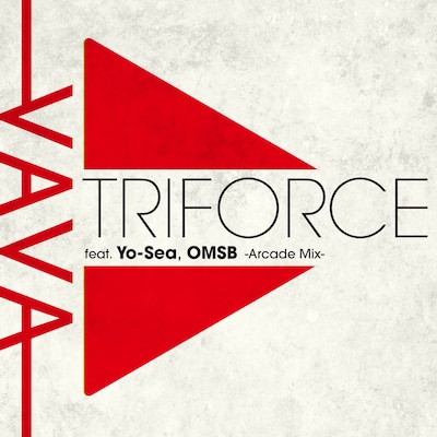 VaVa「Triforce feat. Yo-Sea, OMSB -Arcade Mix-」配信ジャケット