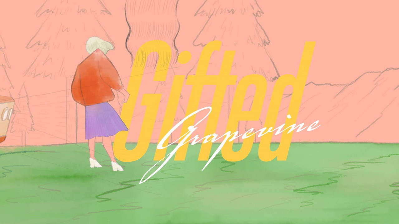 GRAPEVINE「Gifted」リリックビデオのサムネイル。