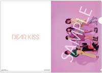 DEAR KISS「ダンスはキスのように、キスはダンスのように」TSUTAYA RECORDS 全国各店/TSUTAYAオンラインショッピング特典のクリアファイル。