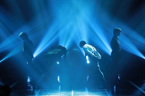 「Stray Kids "STAYing Home Meeting" supported by au」の様子。（写真提供：ソニー・ミュージックレーベルズ）