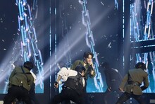 「Stray Kids "STAYing Home Meeting" supported by au」の様子。（写真提供：ソニー・ミュージックレーベルズ）