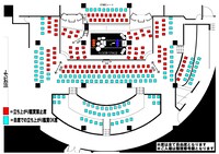 「ドミコ Floor Live『360°』」座席図