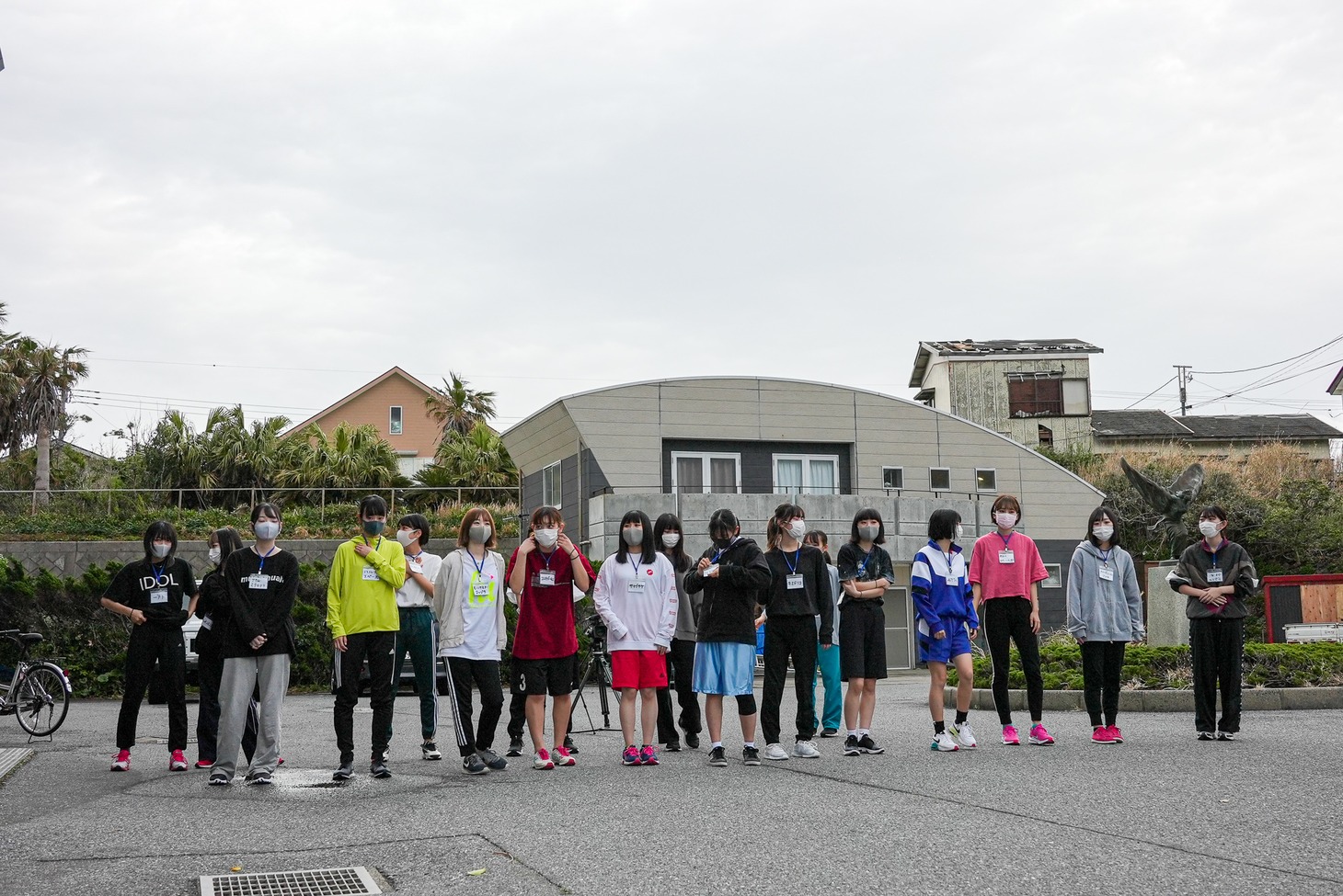 「WACK合同オーディション2021」2日目の早朝マラソンの様子。