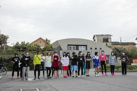 「WACK合同オーディション2021」2日目の早朝マラソンの様子。