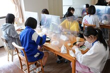 「WACK合同オーディション2021」2日目の昼食の様子。