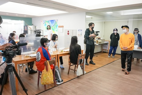 「WACK合同オーディション2021」2日目の朝食の様子。