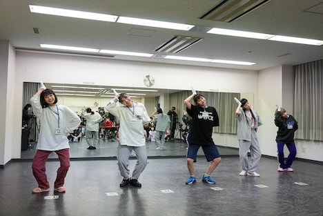 リンリンチーム「オーケストラ」披露の様子。