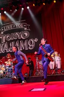 北原雅彦（Tb）とGAMO（Tenor Sax）。（撮影：柴田恵理）