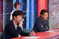 左から後藤輝基（フットボールアワー）、ヒロミ。 (c)フジテレビ