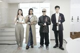 左から水原希子、YOON、VERBAL、岩田剛典。