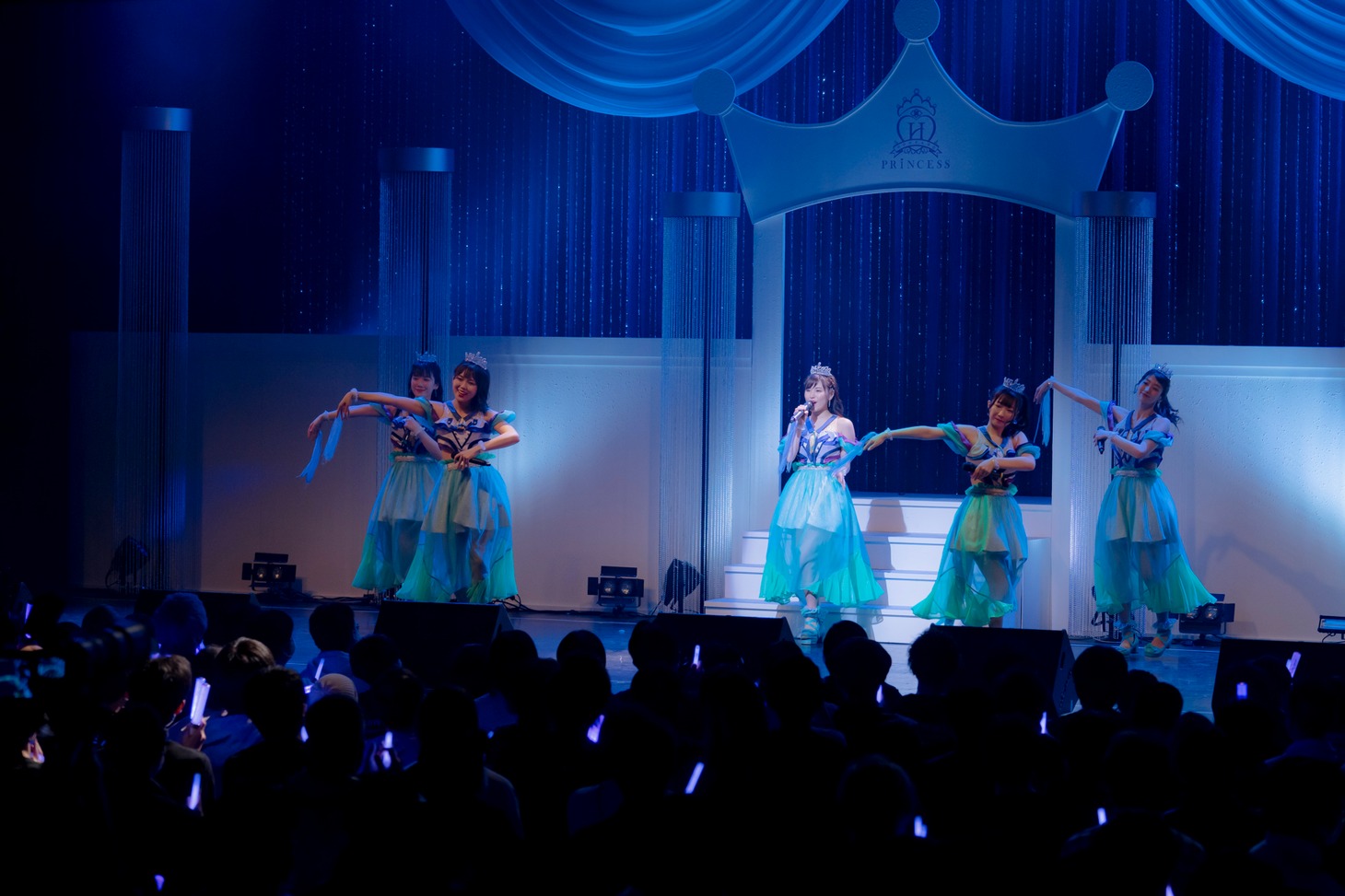 「放課後プリンセス 舞花卒業LIVE 2021～Thankful flowers～」の様子。