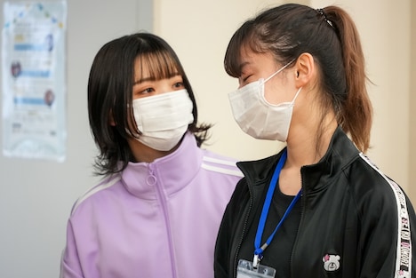 キミドリコに声をかけるミユキエンジェル。