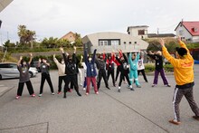 「WACK合同オーディション2021」5日目早朝マラソン前の様子。