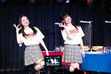 青春高校3年C組の前川歌音と齋藤有紗。