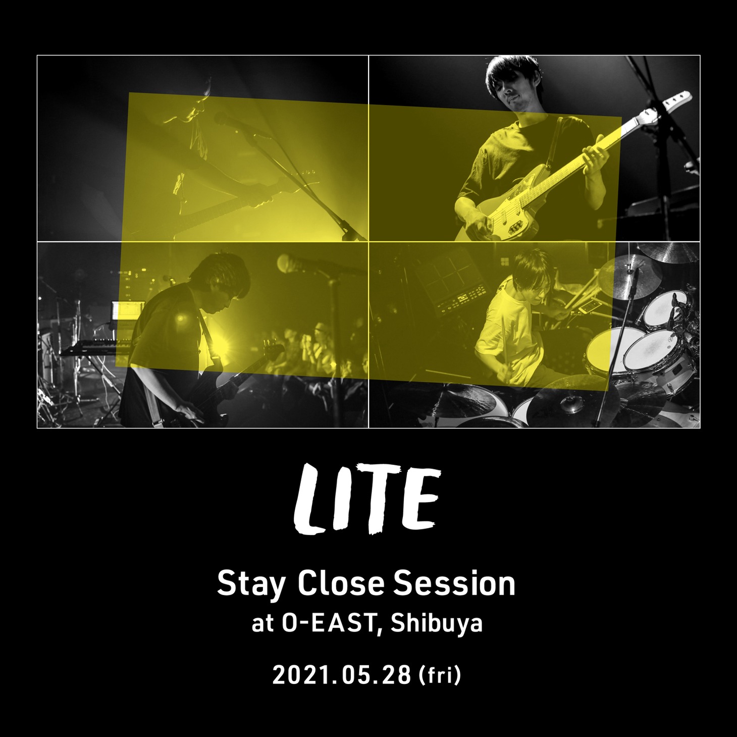 LITE「Stay Close Session」告知ビジュアル