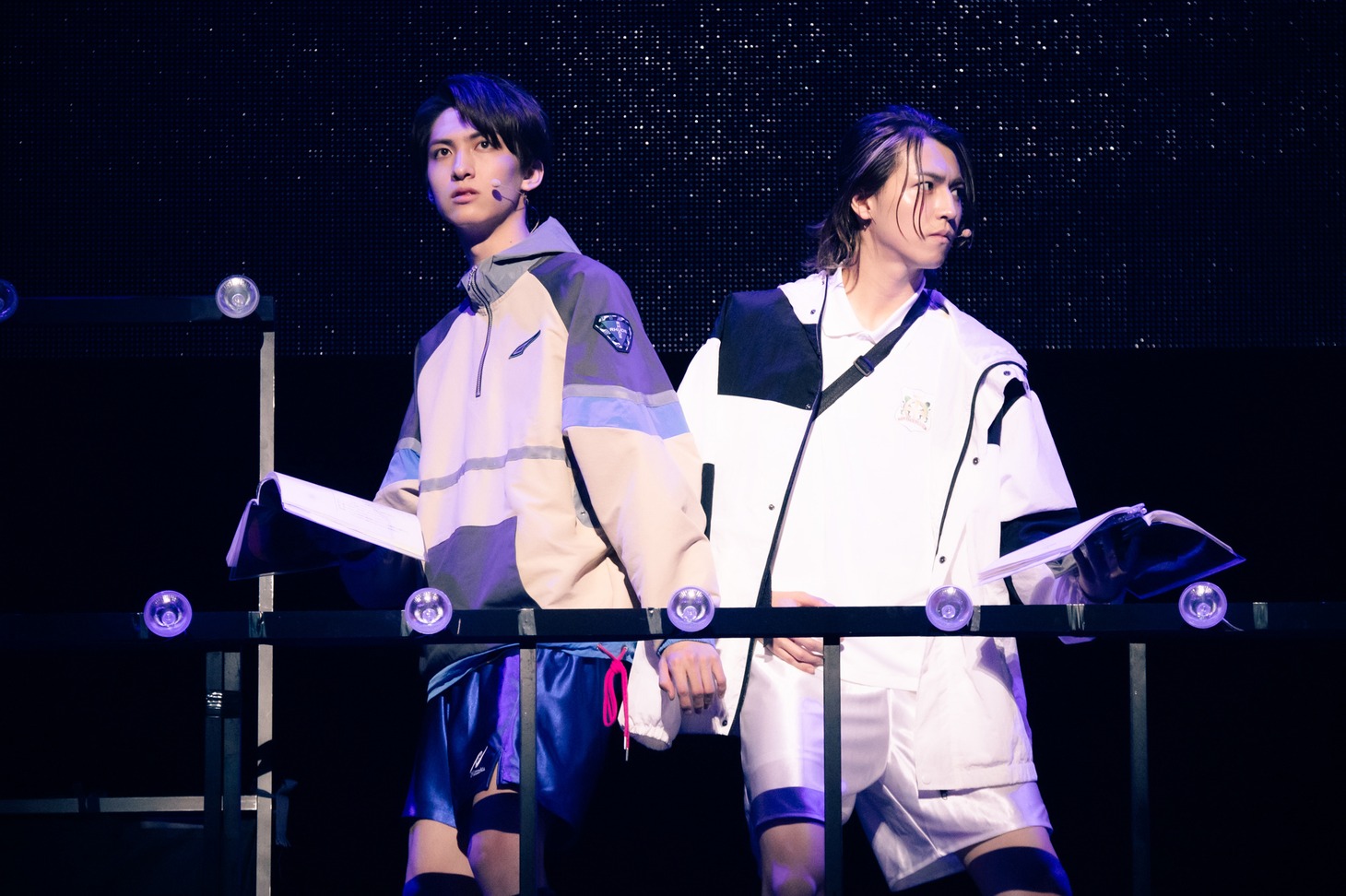 桂光太郎（古川毅）と海江田翔（松尾太陽）。