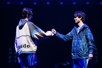 桂光太郎（古川毅）と高杉律（佐野勇斗）。