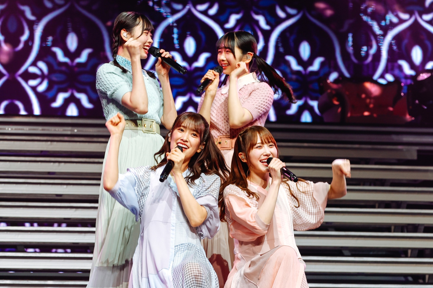 日向坂46「デビュー2周年記念　Special 2days～春の大ユニット祭り“おひさまベスト・プレイリスト2021”～」の様子。（撮影：上山陽介）